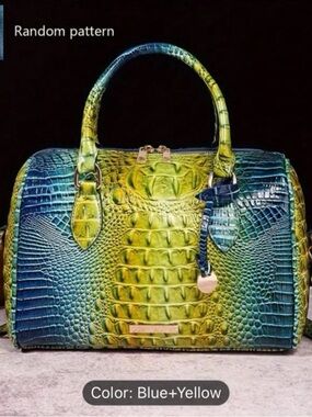 Messenger Travel Retro Women'S Bag Brahman Crocodile Pattern